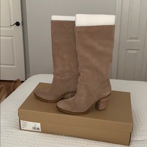 Lucky brand stone oiled suede boots
